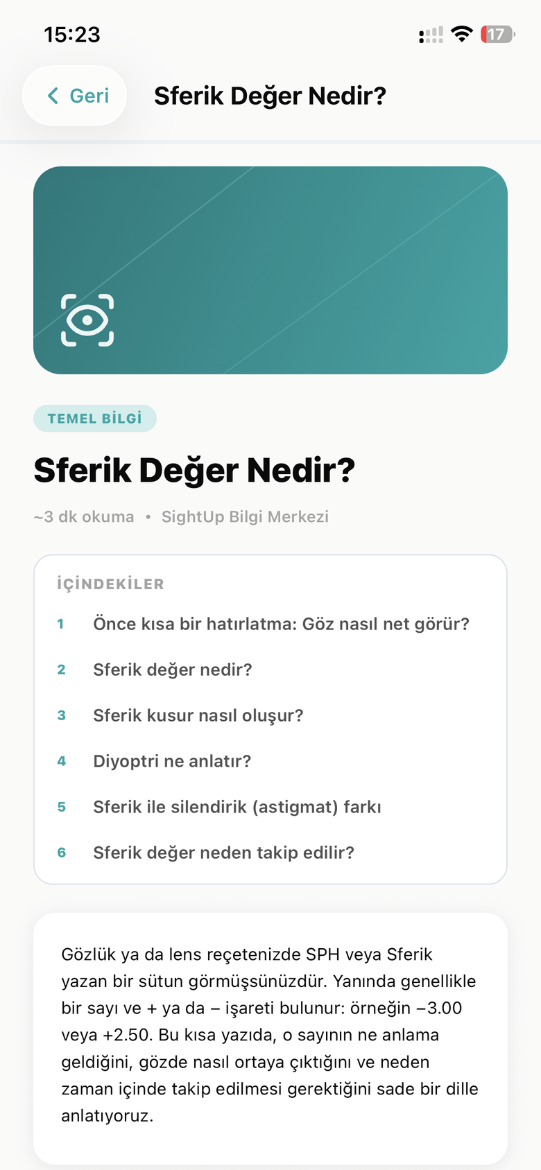 Örnek makale — Sferik Değer Nedir?